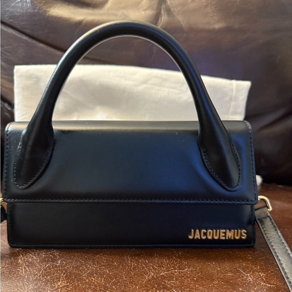 Jacquemus Le Chiquito Foldover Long Tote Bag Black Receipt